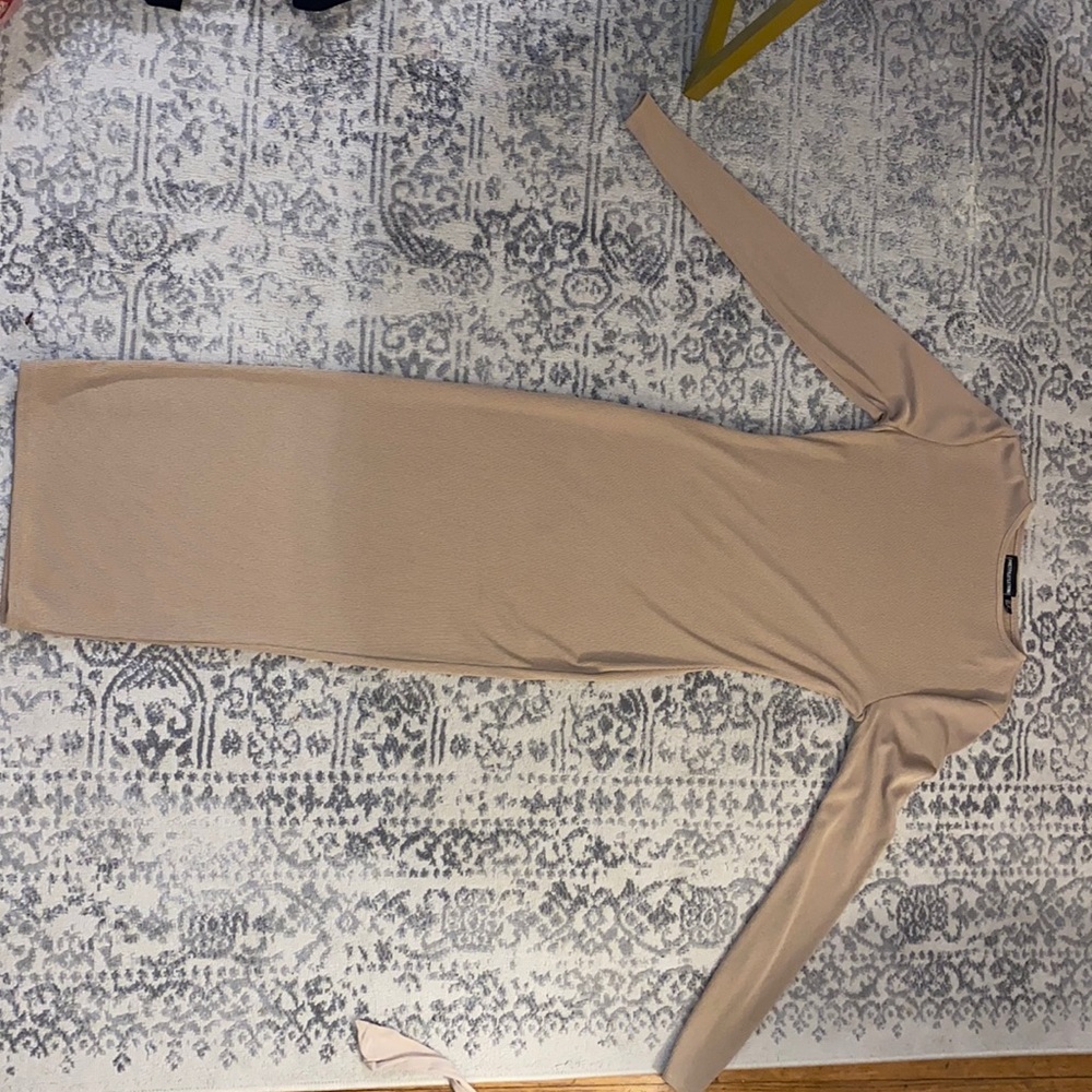 Beige Tight Dress